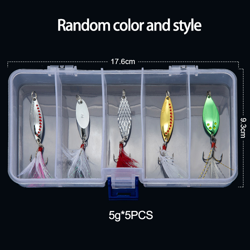 Fishing Lure Crankbait - Metalen Lepel Spinner Vissen Lokken 5g