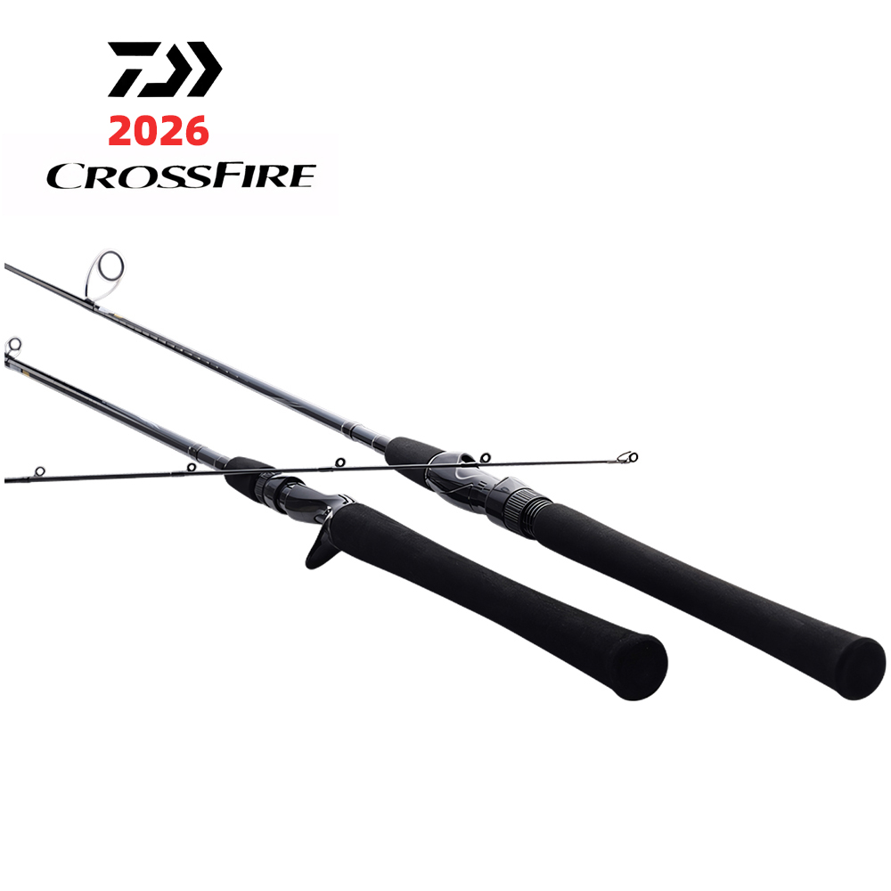 Daiwa Reel Fuego - DAIWA 26 CROSSFIRE Spinhengel/Baitcastinghengel 2-delig Carbon