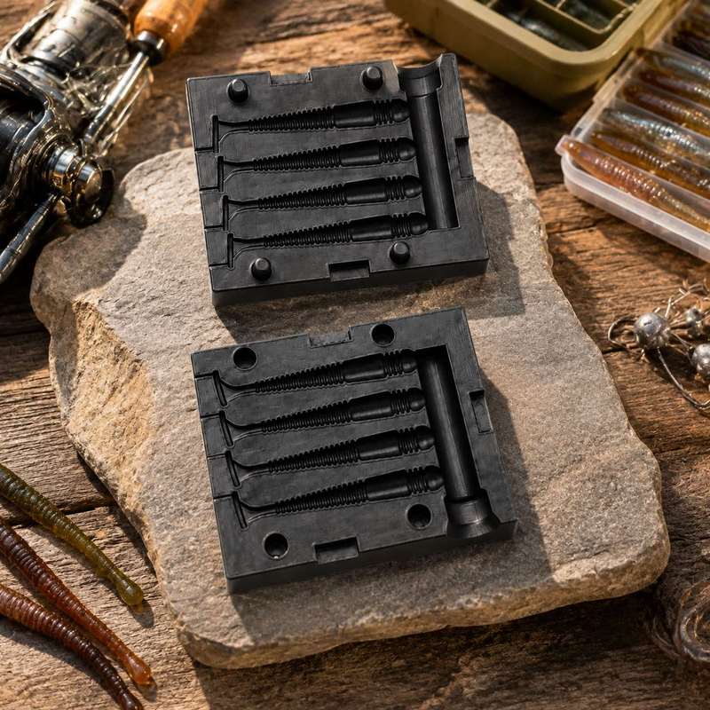 2 inch zacht aasvorm voor het  - Fishing Lure Making Kit recensie en prijs