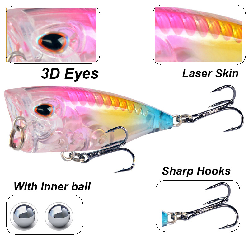 YUCONG 1 PC Mini Popper Vissen - Fishing Lure Crankbait recensie en prijs