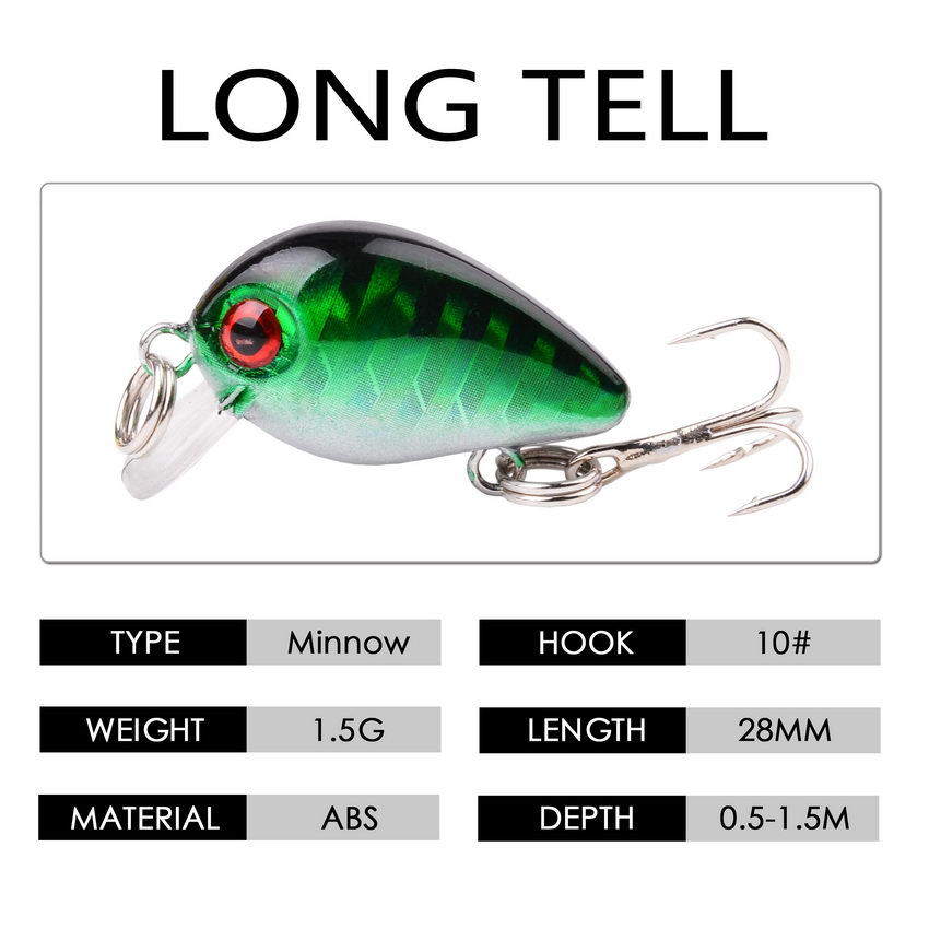 30Mm 2G Crazy Wobbler Mini Top - Fishing Lure Crankbait recensie en prijs